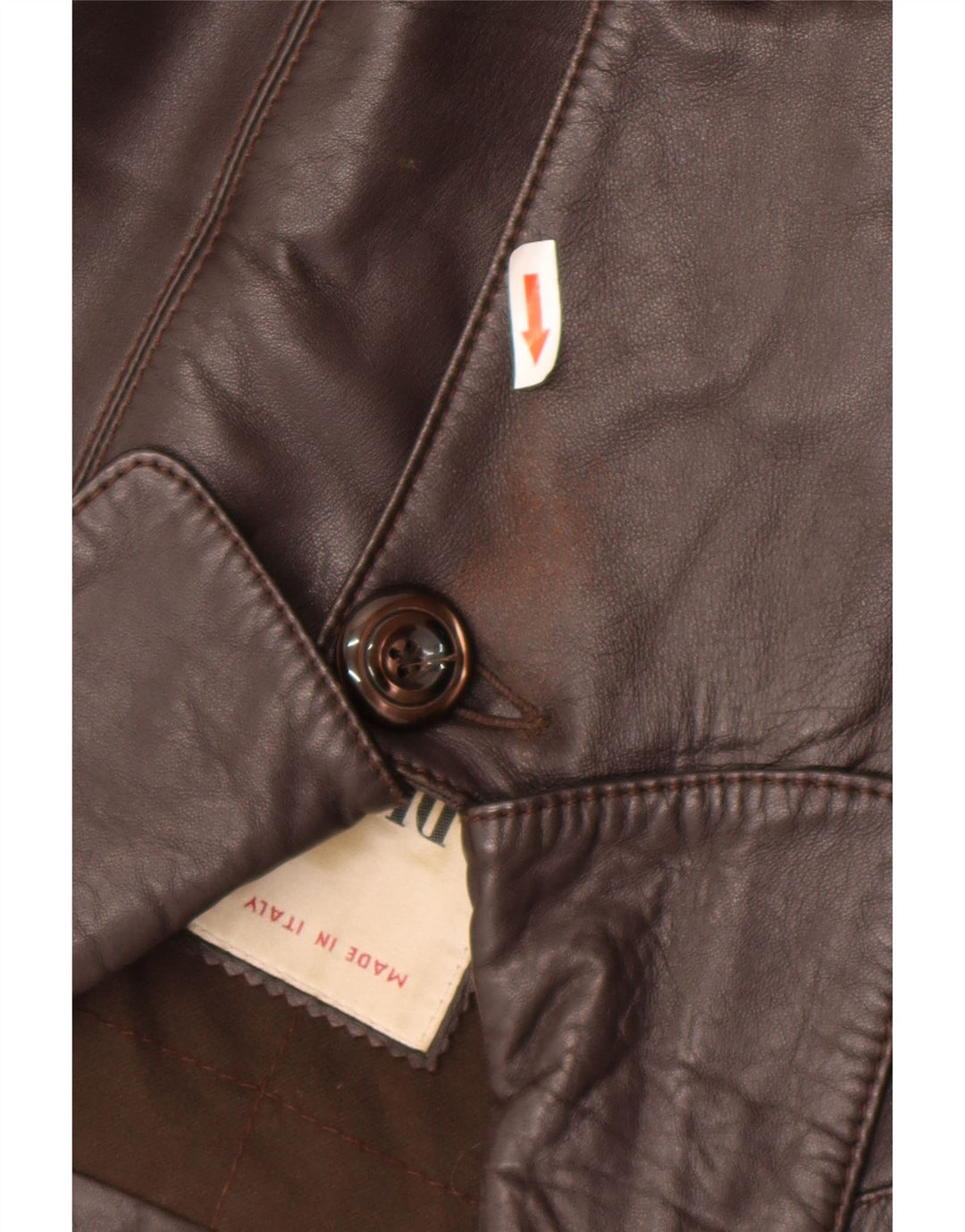 Cappotto in Pelle Donna Dibi IT 48 XL Pelle Marrone