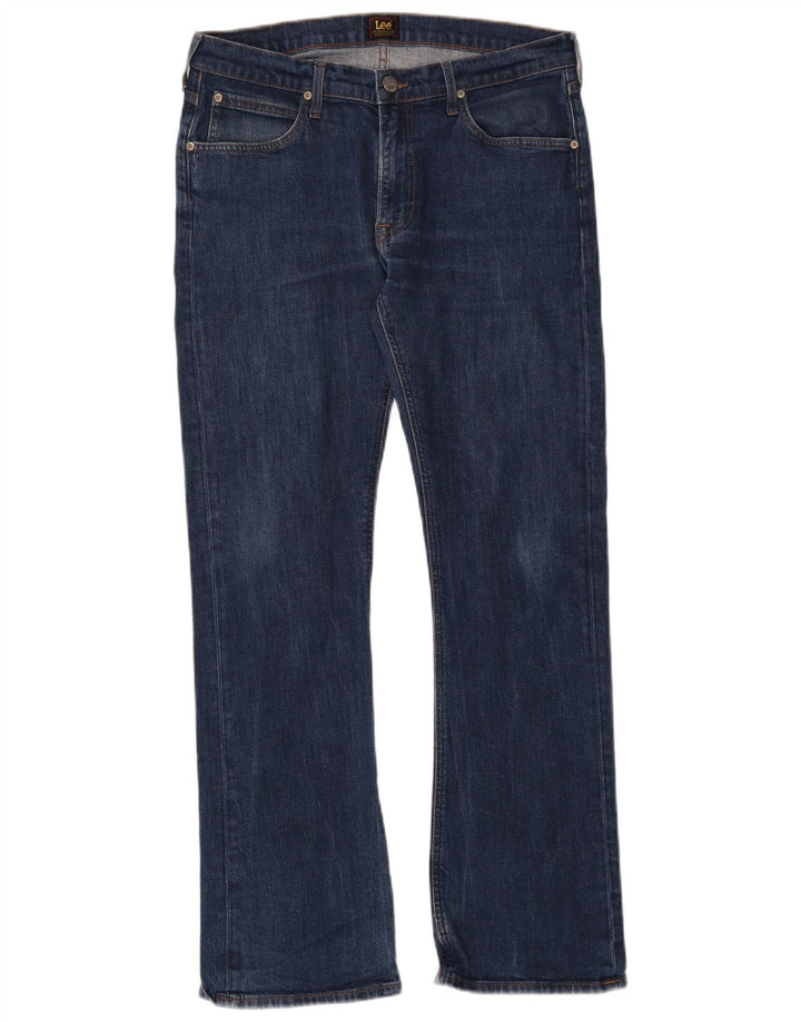 Jeans Lee Trenton Bootcut da donna W33 L32 cotone blu navy