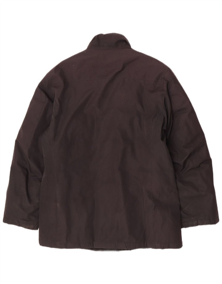 Cappotto imbottito da uomo Adidas UK 38/40 medio poliestere nero