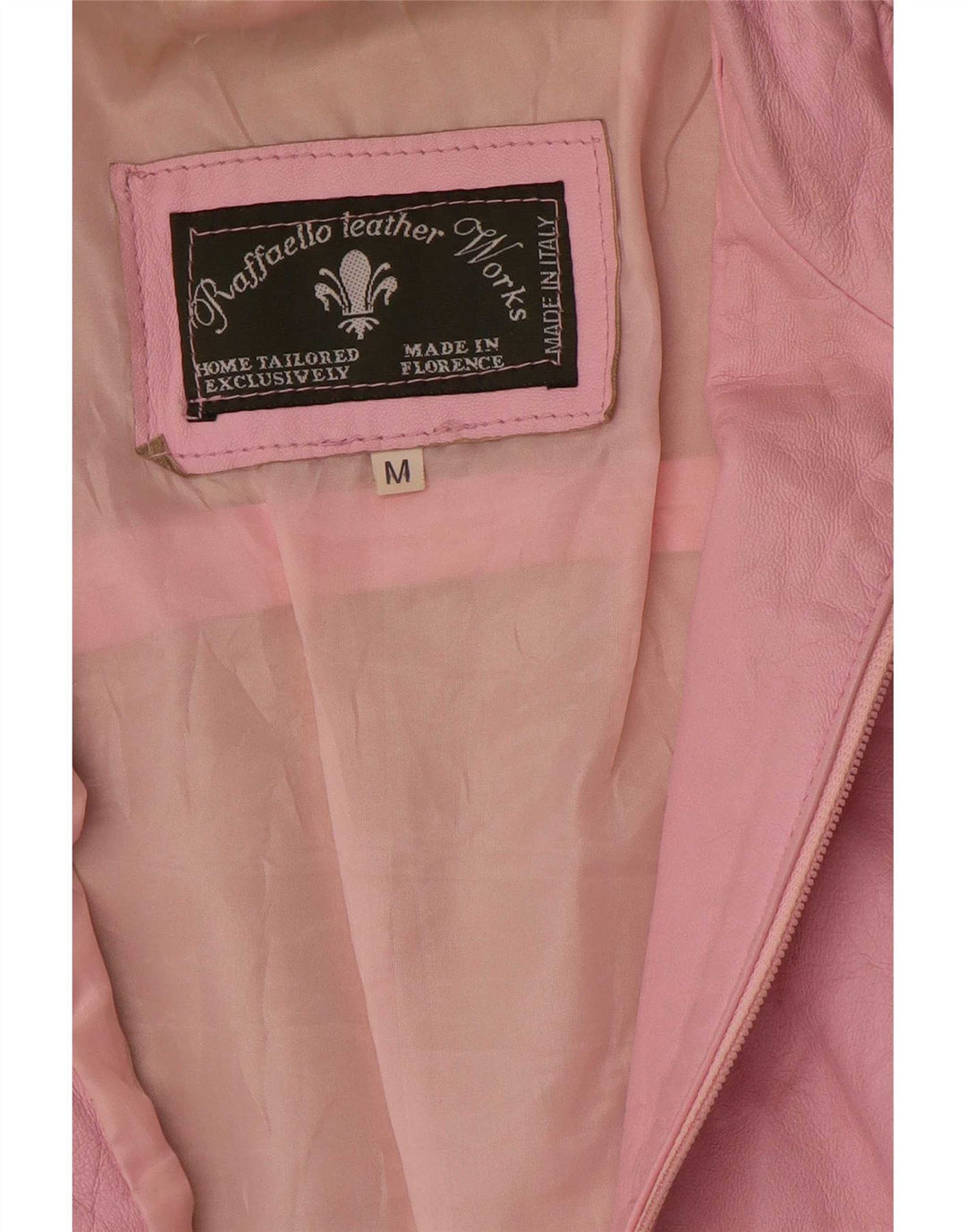 Giacca in pelle da donna Raffaello UK 12 Rosa medio