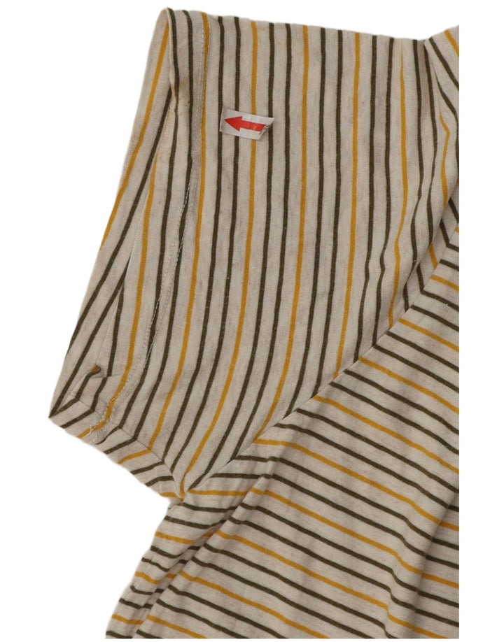 T-shirt da uomo Jack Wills Top in cotone a righe beige grande