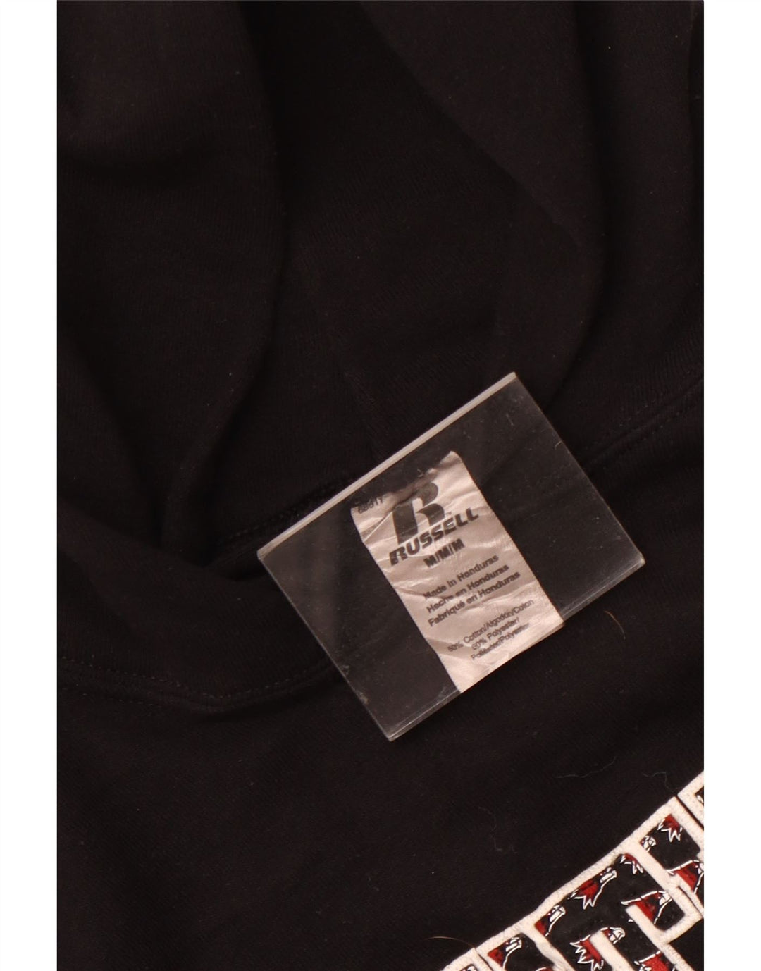 Maglione con cappuccio grafico sud-est da donna RUSSELL ATHLETIC UK 14 medio nero