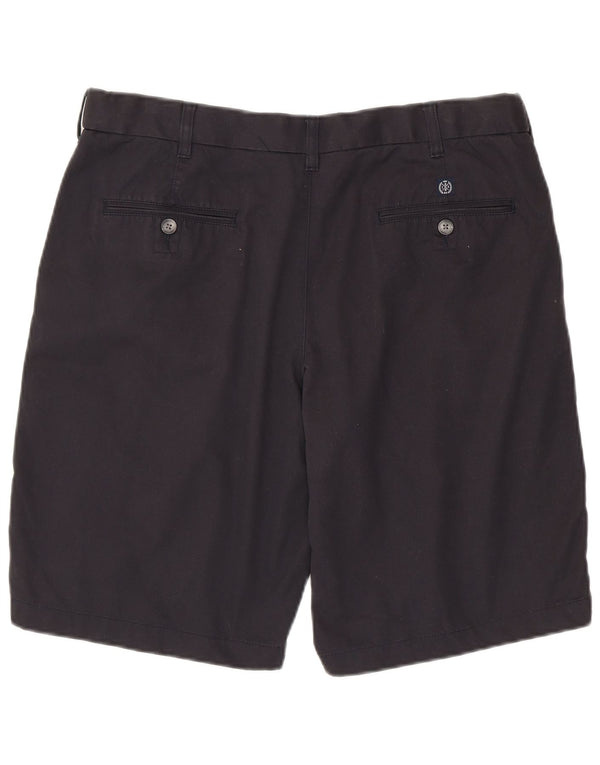 Pantaloncini chino da uomo Marks & Spencer W36 grandi in cotone blu navy