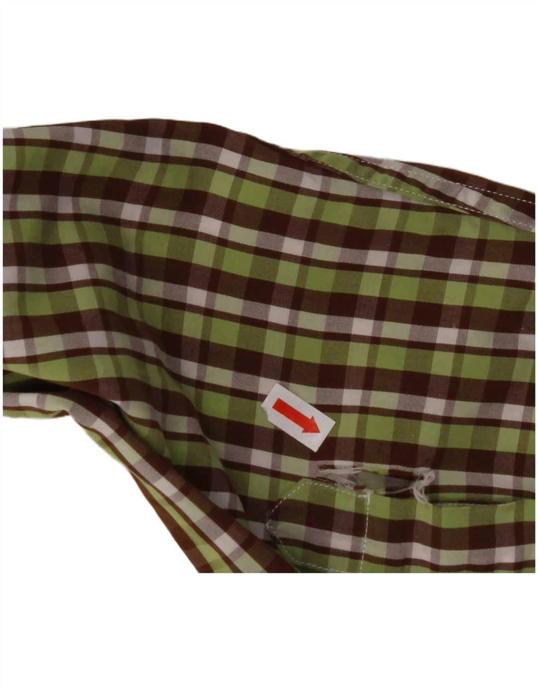 GANT Camicia da uomo in flanella vestibilità regolare in cotone a quadri verde medio