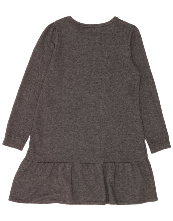 Abito maglione a maniche lunghe da donna White Stuff UK 14 Grande cotone grigio