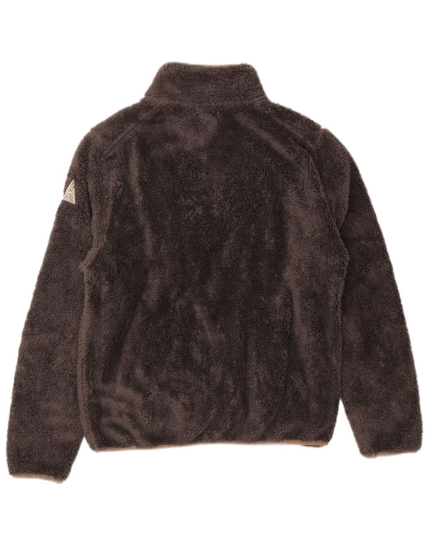 Giacca in pile da donna vestibilità ampia Carrera UK 18 XL poliestere marrone