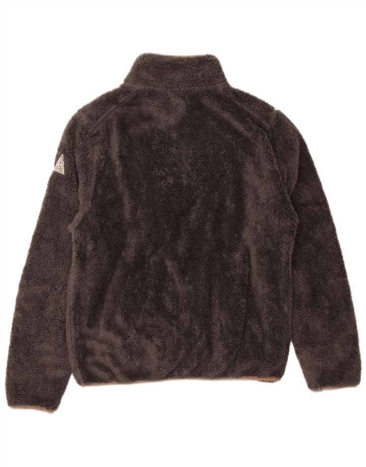 Giacca in pile da donna vestibilità ampia Carrera UK 18 XL poliestere marrone