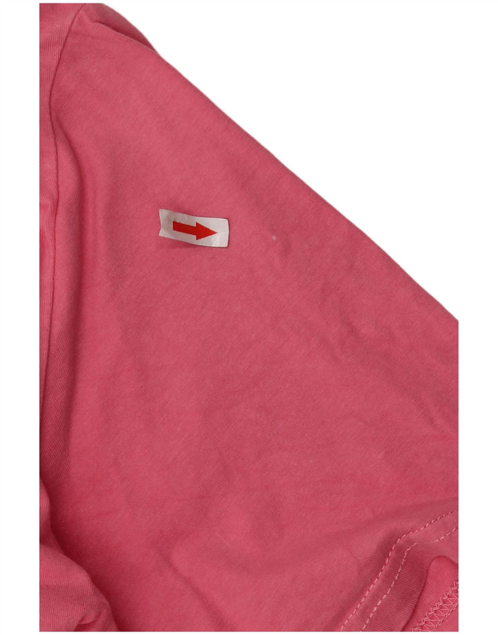 TOMMY HILFIGER T-shirt da uomo Top piccola in cotone rosa