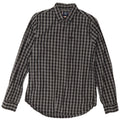 Camicia da uomo Osaka Superdry in cotone a quadretti grigio medio