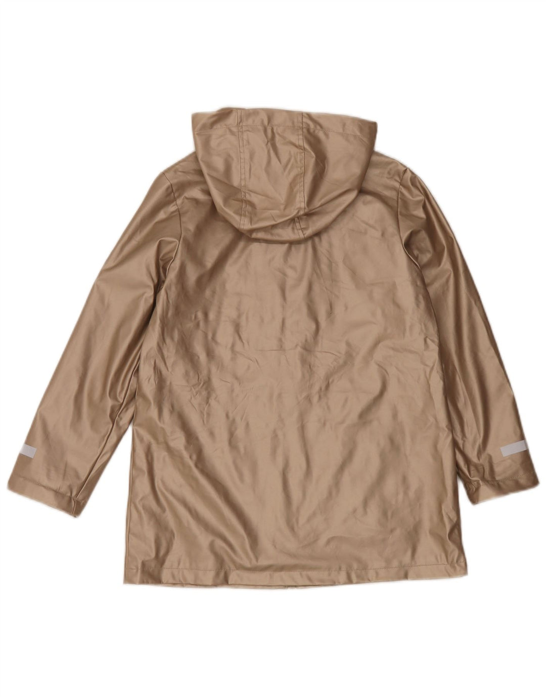 Impermeabile con cappuccio per ragazze Marks & Spencer 9-10 anni in poliuretano dorato