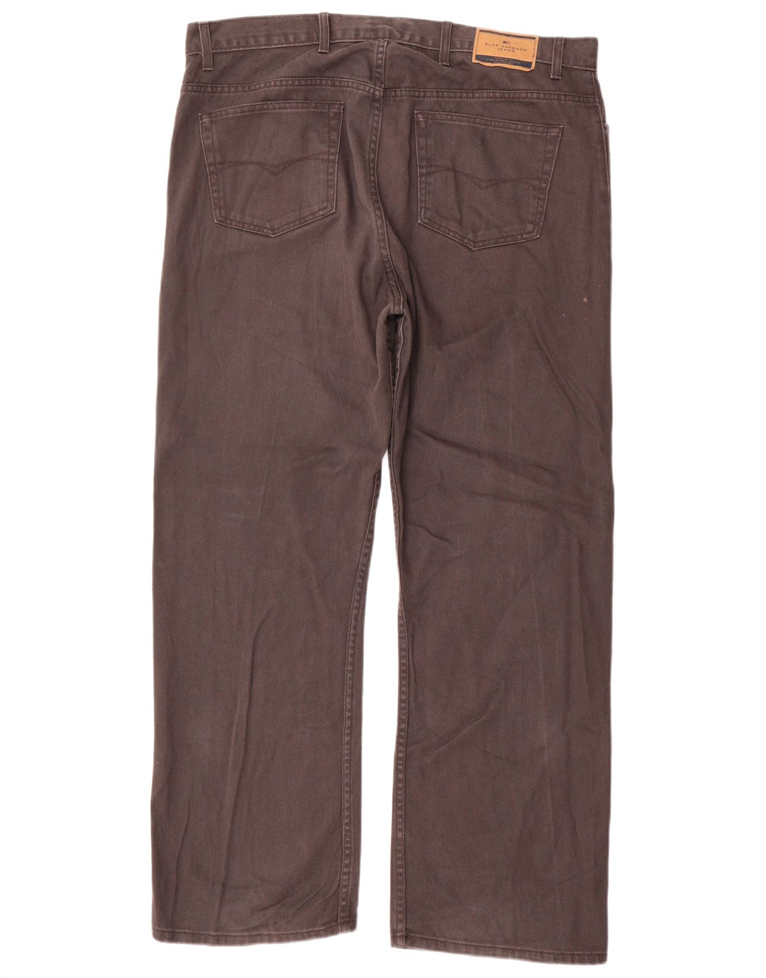 Jeans dritti Marks & Spencer da uomo blu Harbour W38 L29 cotone grigio