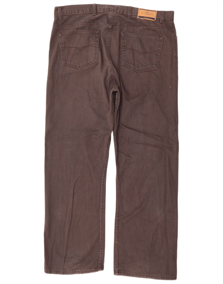 Jeans dritti Marks & Spencer da uomo blu Harbour W38 L29 cotone grigio