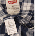 Camicia da uomo Levi's 2XL Lino a quadri blu