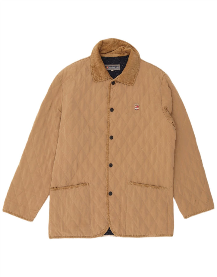 Giacca trapuntata da uomo Armata Di Mare UK 38 Poliestere beige medio
