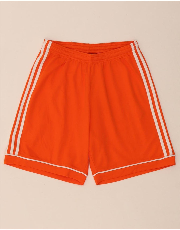 ADIDAS Mens Climalite Sport Shorts Small  Orange Polyester Vintage Adidas and Second-Hand Adidas from Messina Hembry 