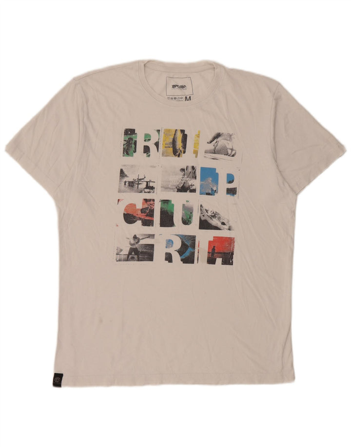 T-shirt grafica da uomo Rip Curl Top bianco medio