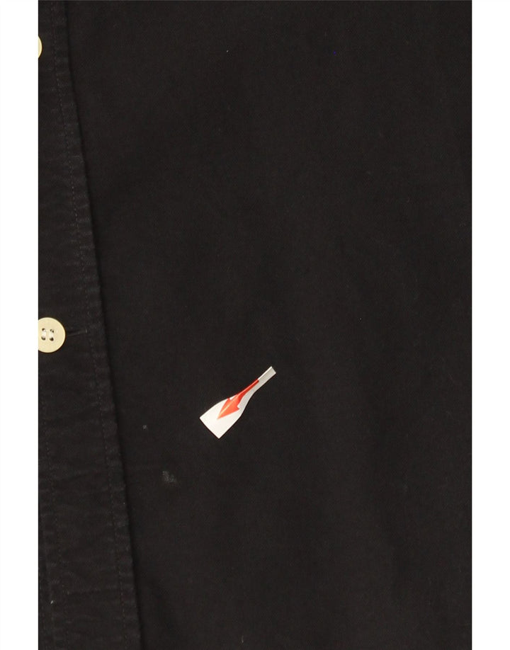 Camicia da uomo Lyle & Scott grande in cotone nero