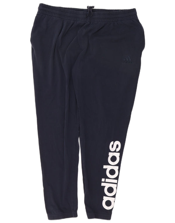 Pantaloni da tuta grafica da uomo Adidas Joggers 2XL cotone blu navy