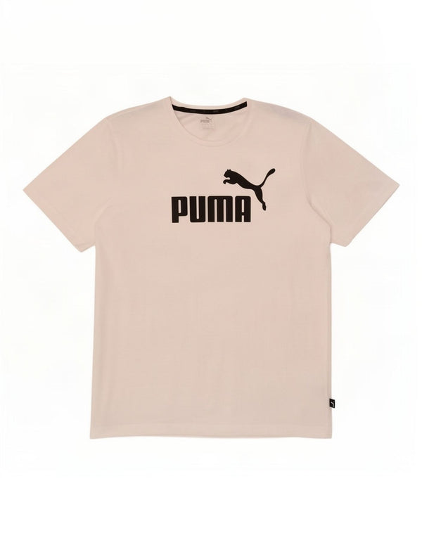 T-shirt grafica da uomo Puma XL bianca