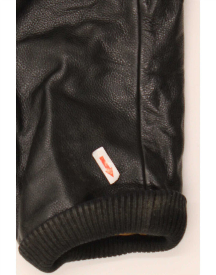 Giacca in pelle militare da uomo Cleiren IT 50 Large nera