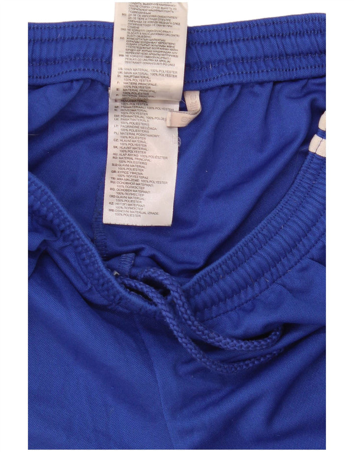 Pantaloncini sportivi Adidas Climalite da uomo piccoli in poliestere blu