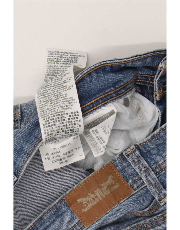 Jeans Bootcut da donna Levi's W30 L27 cotone blu