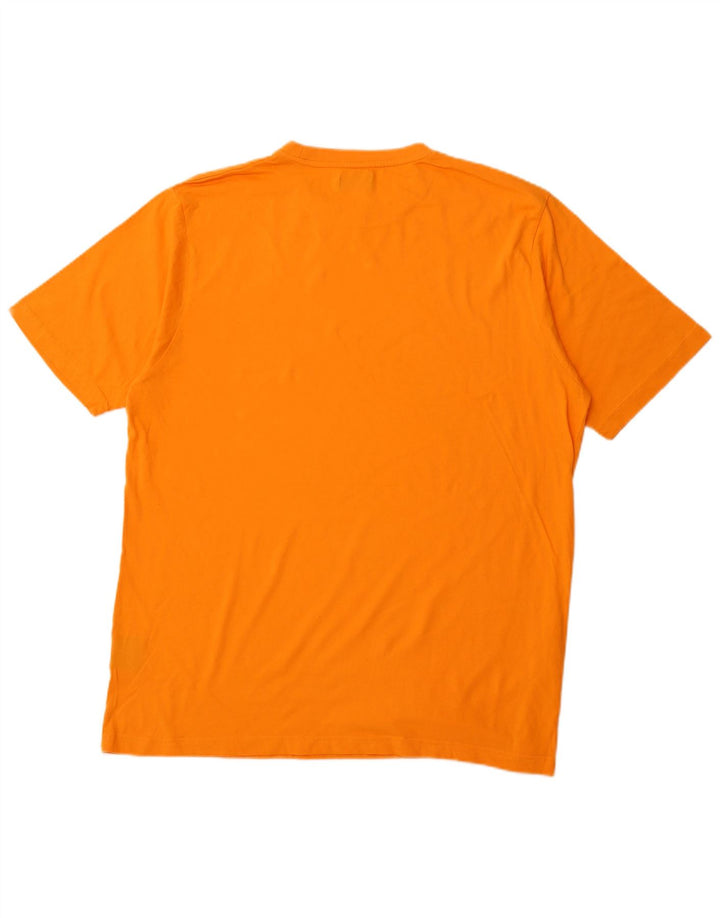 T-shirt uomo Kappa Top 2XL Arancione Cotone