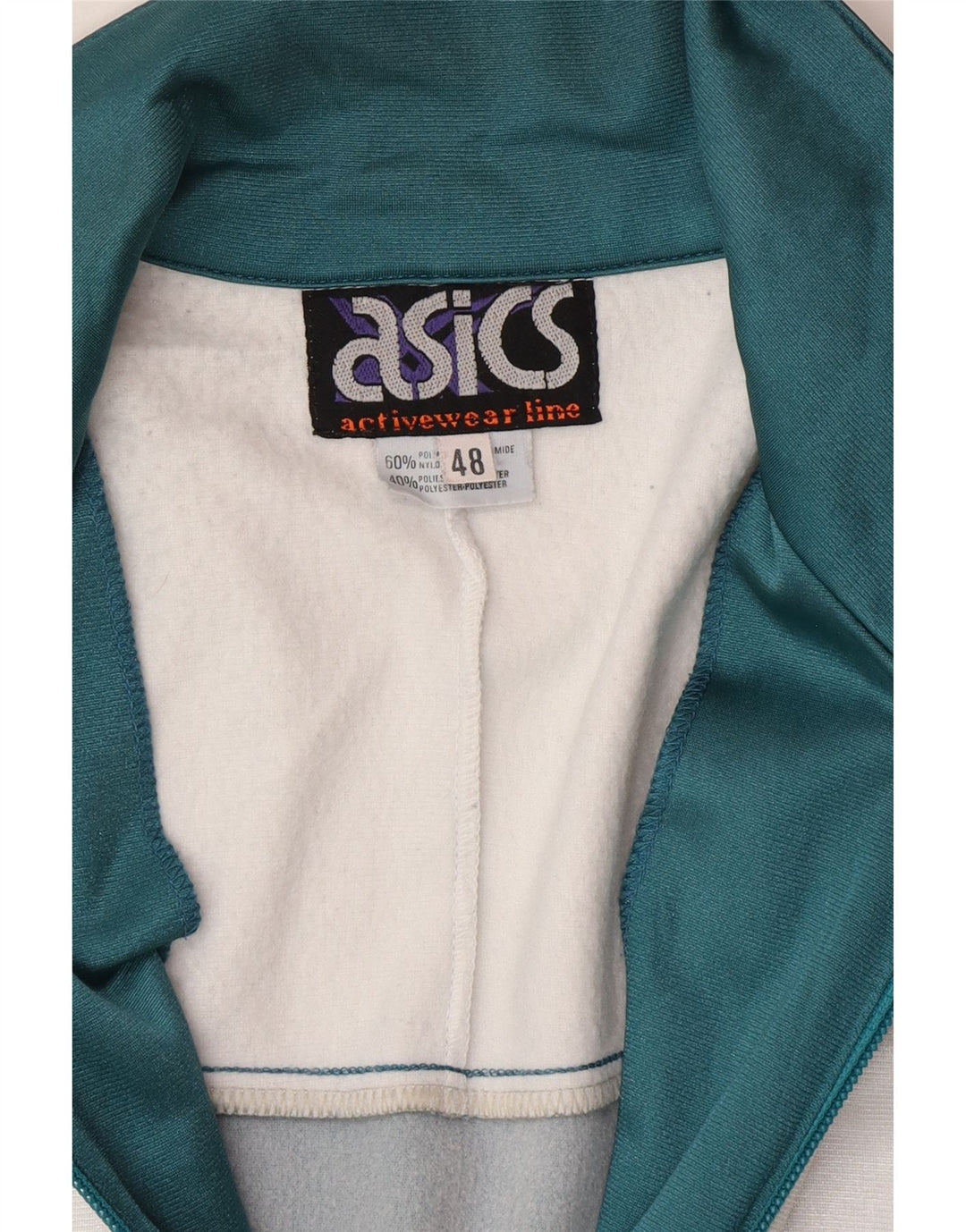 Giacca da ginnastica grafica da uomo Asics IT 48 Colorblock verde medio