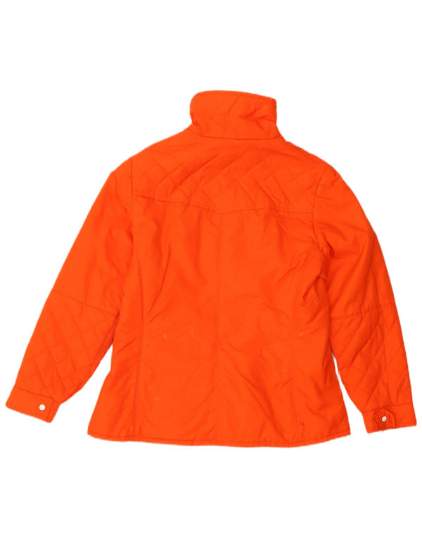 Giacca trapuntata vintage da uomo UK 36 piccola arancione