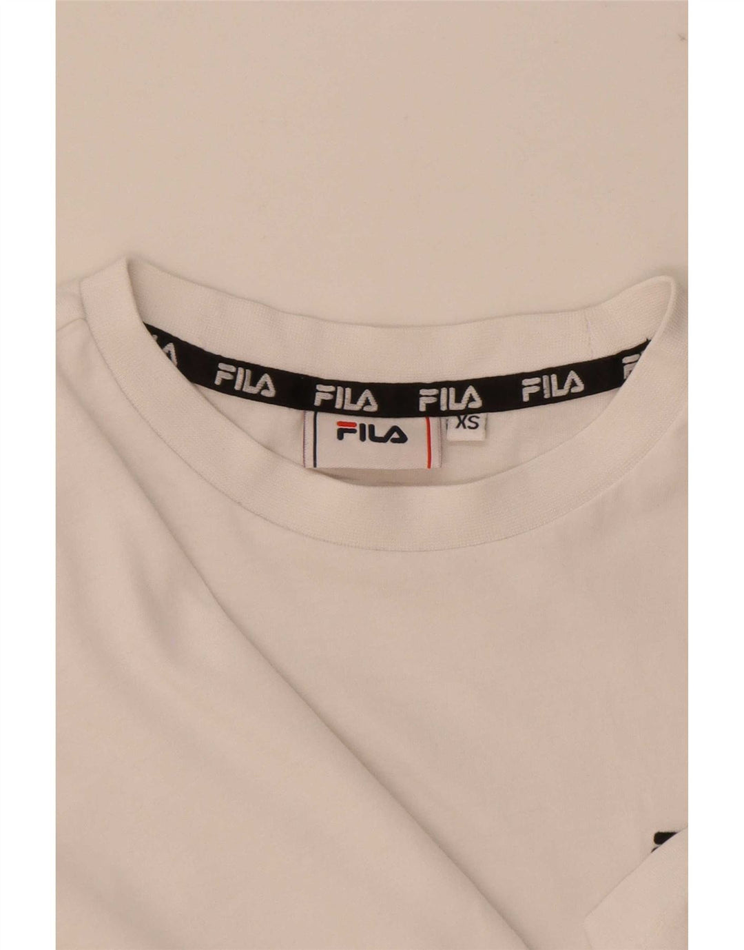 Maglietta Fila Donna Top UK 6 XS Bianca