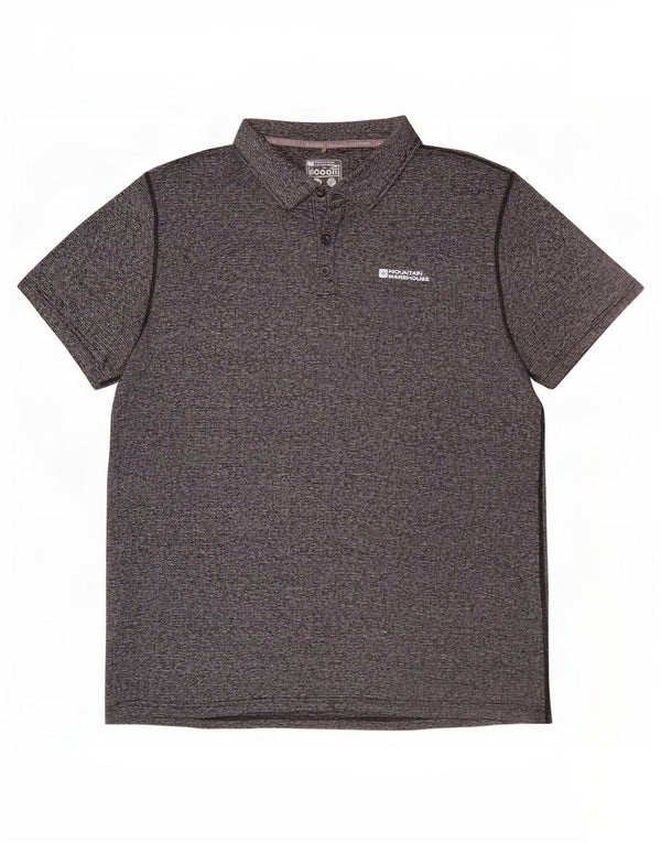 Polo IsoCool da uomo Mountain Warehouse XL grigia chiazzata