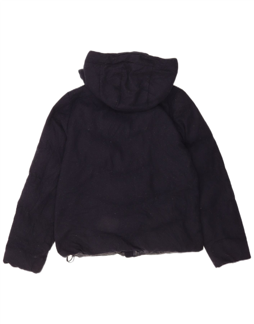 Giacca imbottita con cappuccio da donna Gap UK 14 media lana blu navy