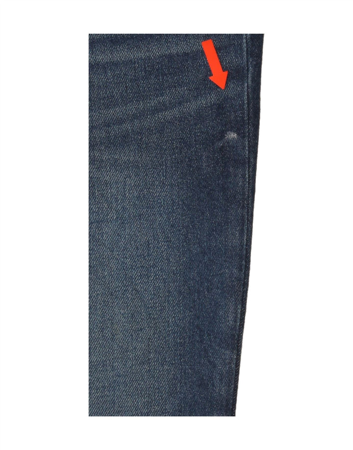 J. CREW Womens Bootcut Cropped Jeans W27 L25 Blue Cotton Vintage J. Crew and Second-Hand J. Crew from Messina Hembry 