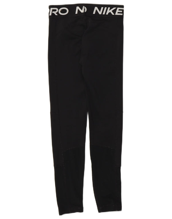 Leggings grafici Nike per ragazze 10-11 anni poliestere nero medio