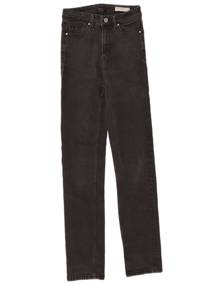 Jeans dritti Marks & Spencer da donna Sienna UK 8 piccoli W24 L30 grigi