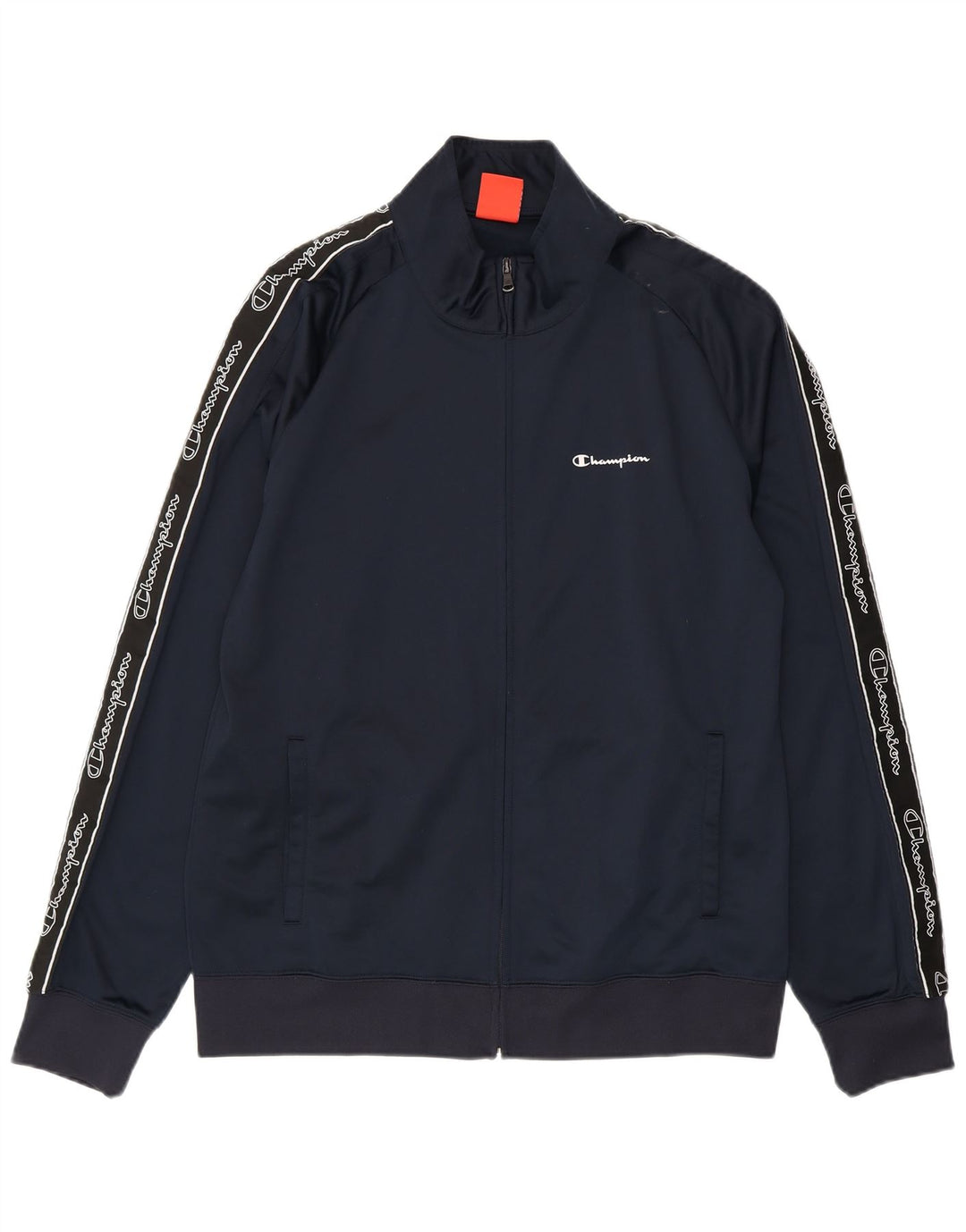 Giacca da tuta grafica da uomo Champion XL in poliestere blu navy