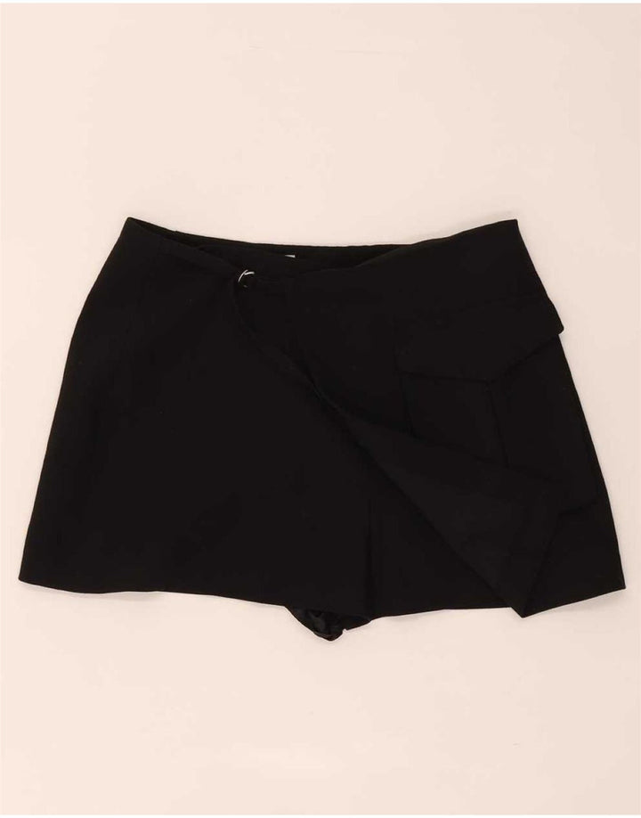 Pantaloncini casual Skort da donna Zara grandi W30 poliestere nero