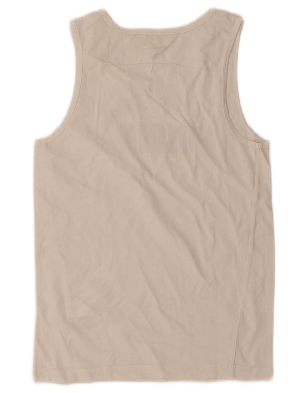 Canotta grafica da uomo Puma Small in cotone bianco