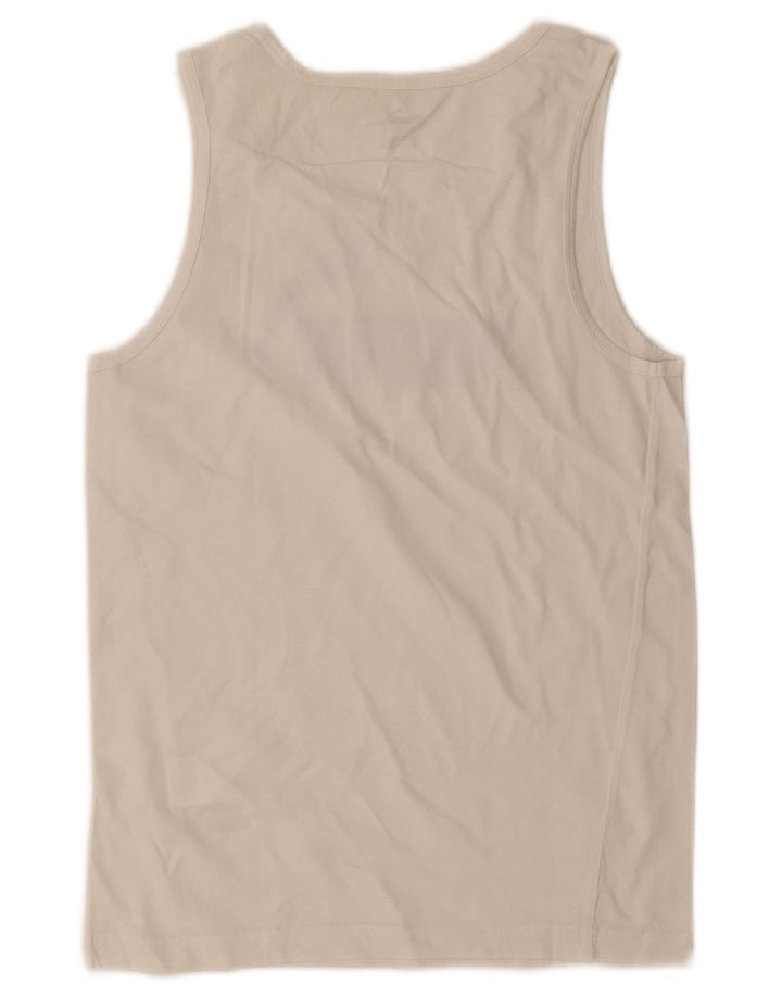 Canotta grafica da uomo Puma Small in cotone bianco
