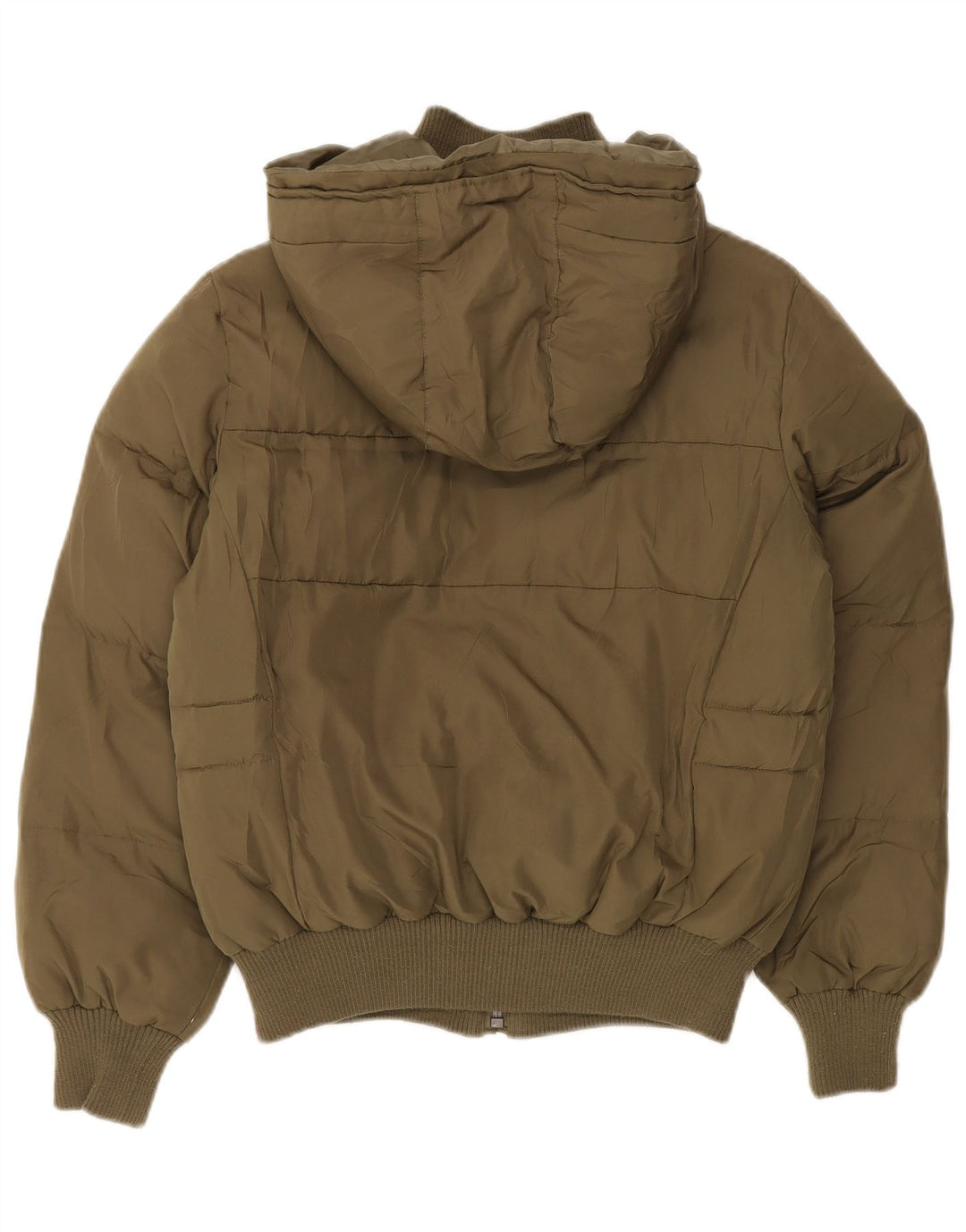 Giacca imbottita oversize con cappuccio da donna LEE UK 10 piccola in poliestere kaki