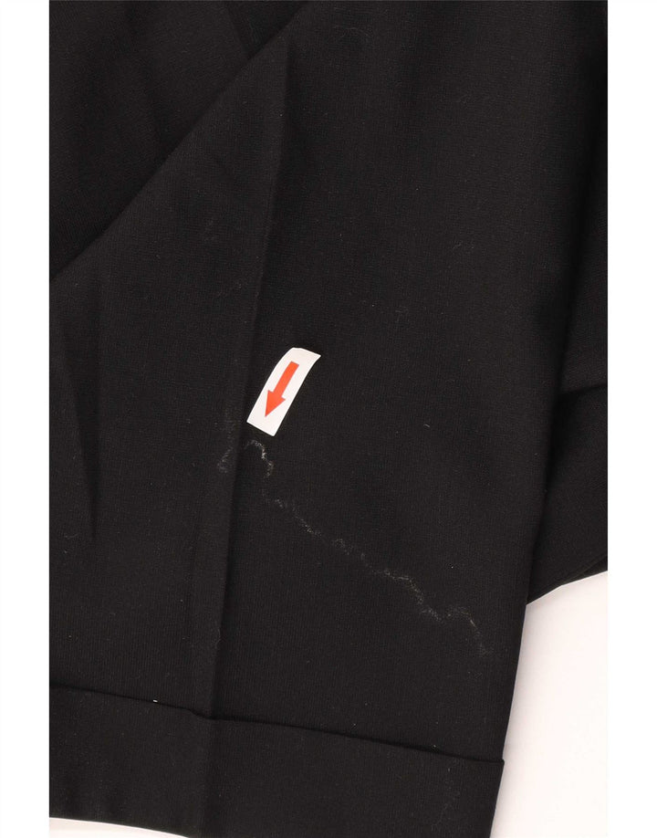 Pantaloni da abito con pegging da uomo Marks & Spencer W36 L36 poliestere nero