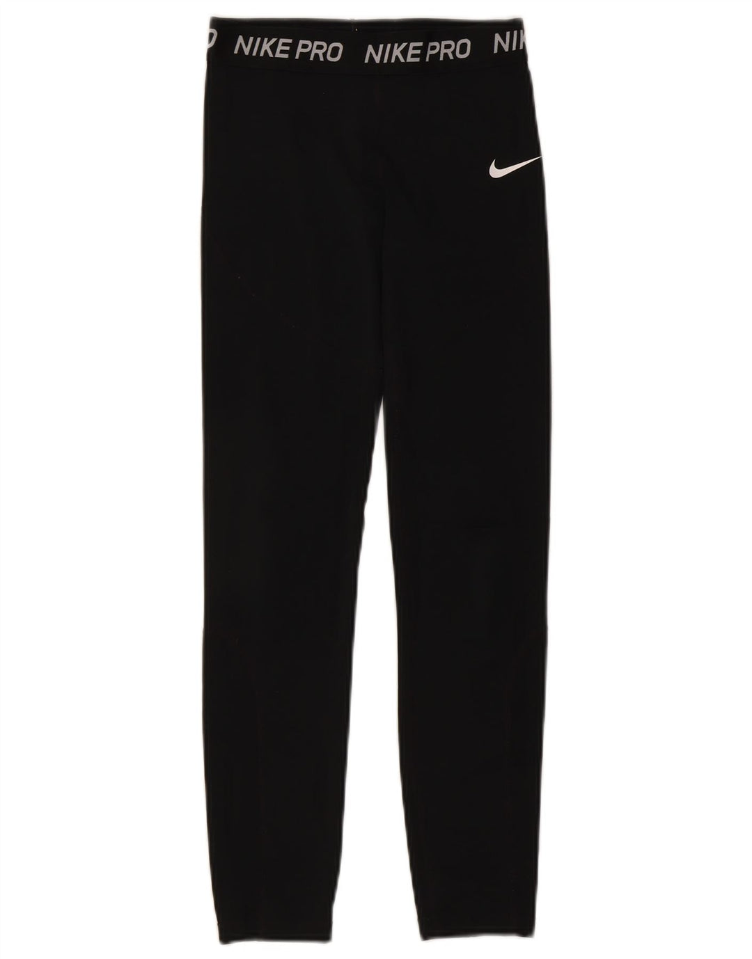 Leggings grafici Nike da donna UK 4 XS poliestere nero
