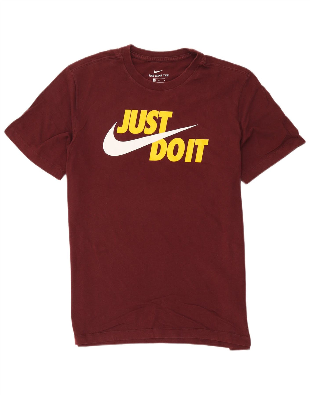 T-shirt grafica da uomo Nike Top in cotone bordeaux medio
