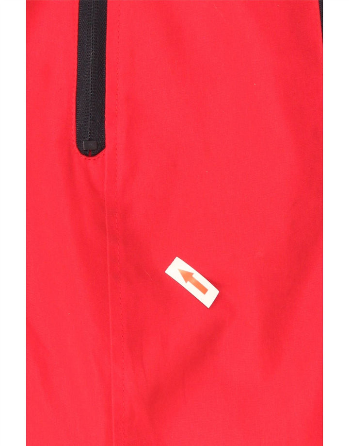 Impermeabile da uomo con cappuccio Nautica UK 12 medio rosso poliestere