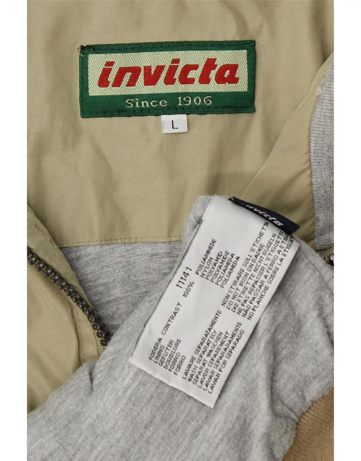 Giubbotto bomber da uomo Invicta UK 40 Large Khaki Poliammide