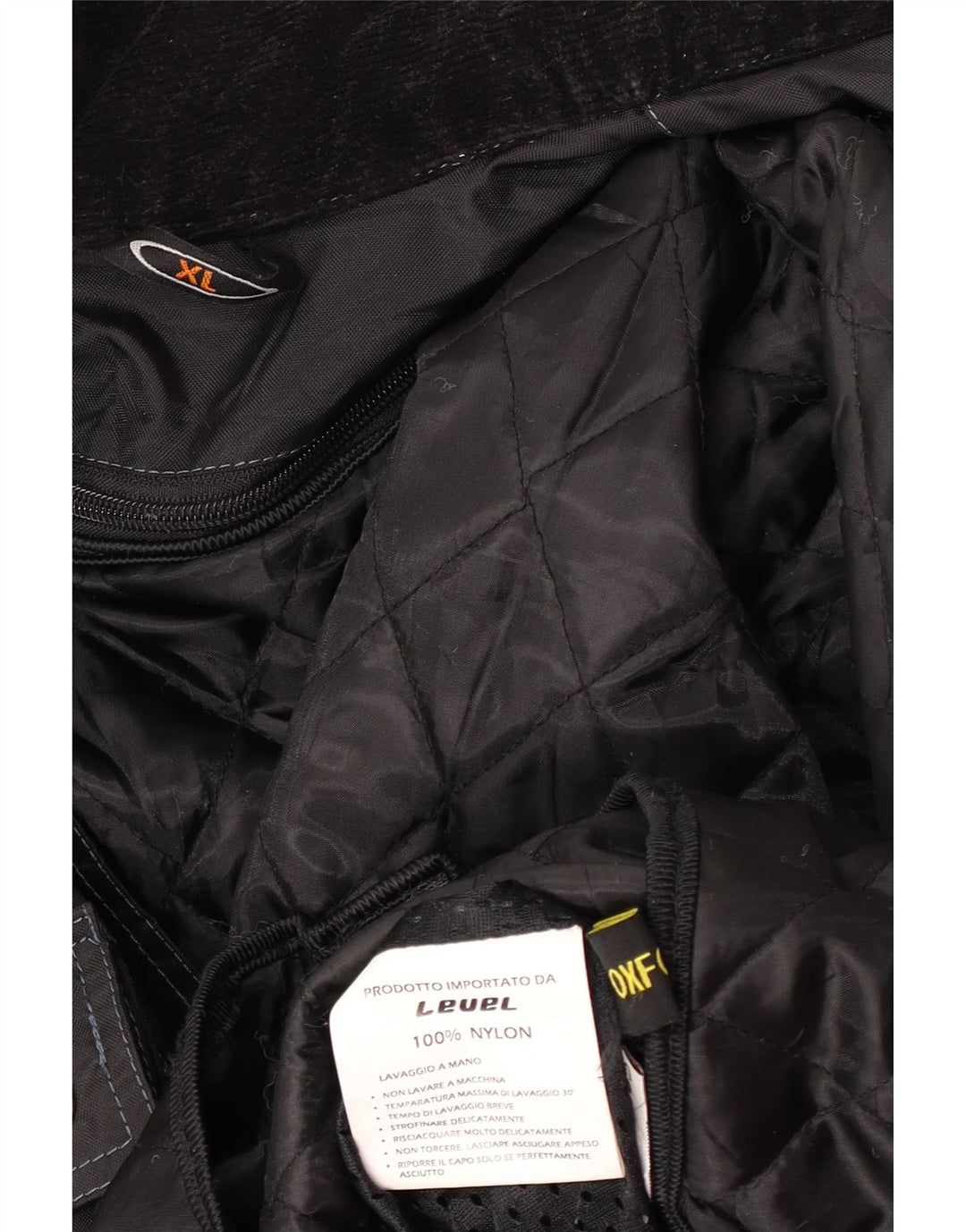 Giacca da corsa da uomo Oxford UK 42 XL Nylon nero