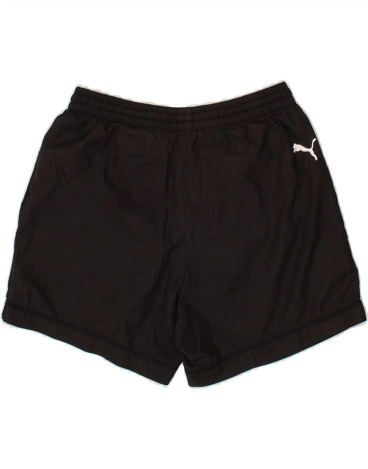 PUMA Mens Graphic Sport Shorts Small  Black Colourblock Vintage Puma and Second-Hand Puma from Messina Hembry 