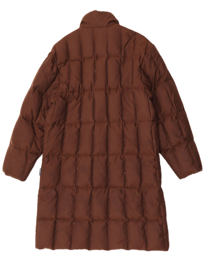 Cappotto imbottito oversize da donna Sergio Tacchini UK 10 Small Marrone Poliammide