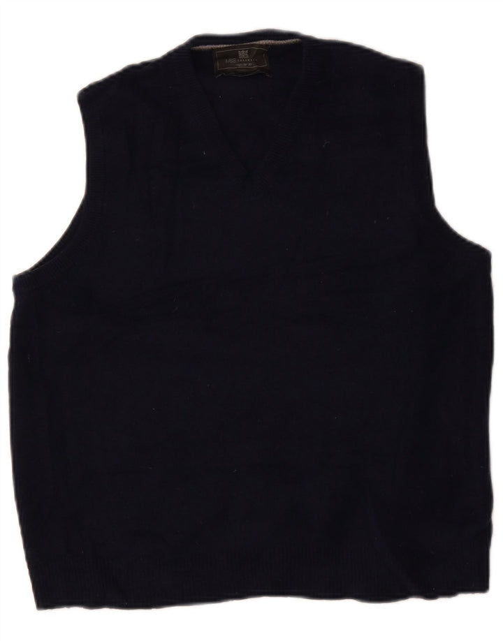 Canotta da donna Marks & Spencer vestibilità regolare UK 14 medio blu navy