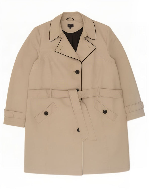 Trench da donna Marks & Spencer UK 20 2XL Poliestere beige